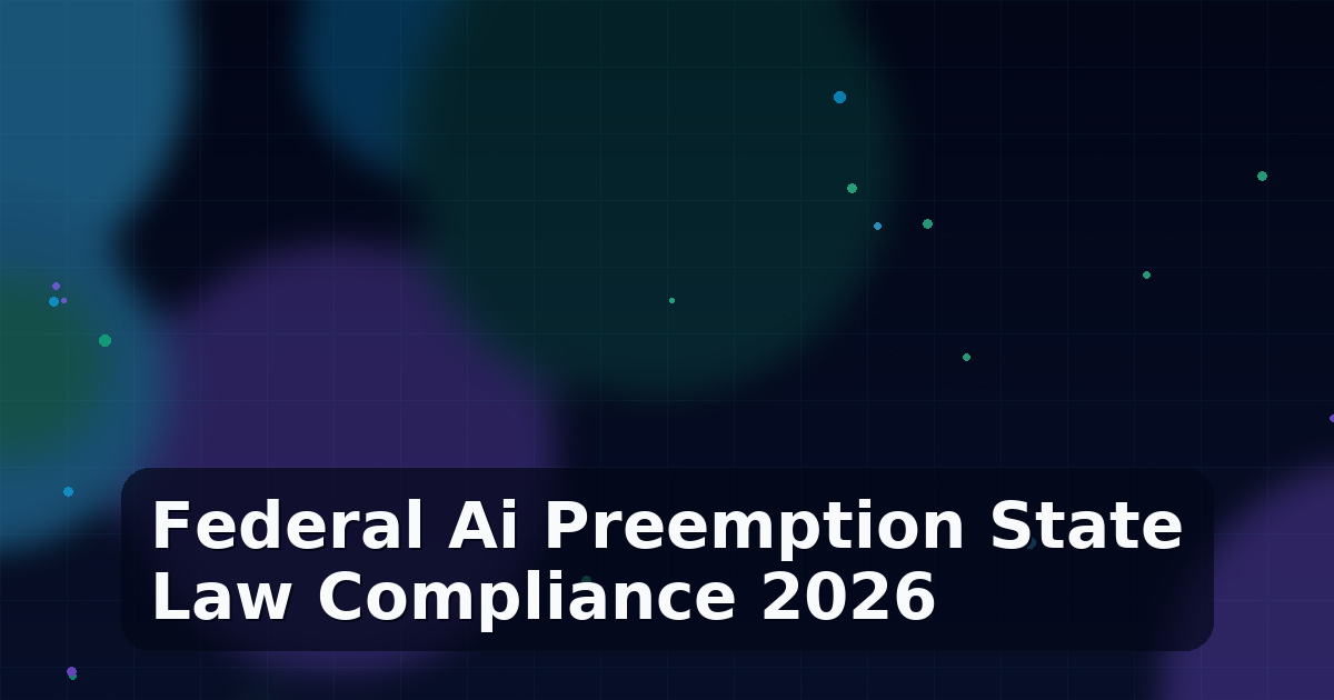 Federal AI Preemption: How Small Teams Should Manage State Law Risk
