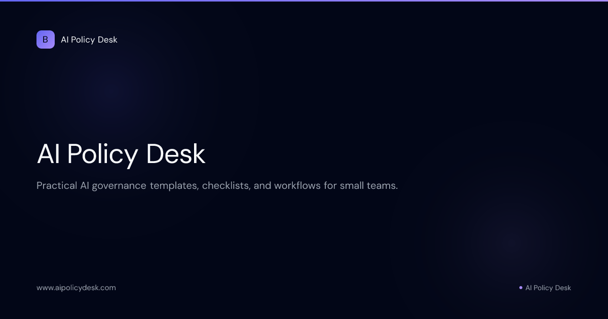 A Lightweight AI Usage Audit Workflow for Small Teams
