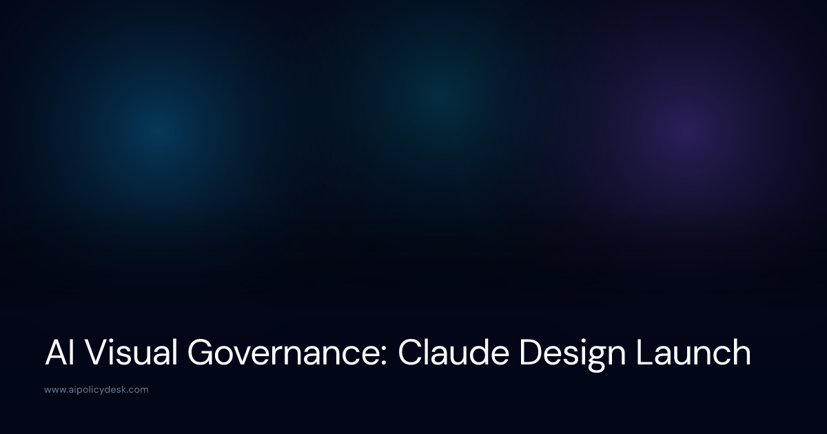 AI Visual Governance: Claude Design Launch
