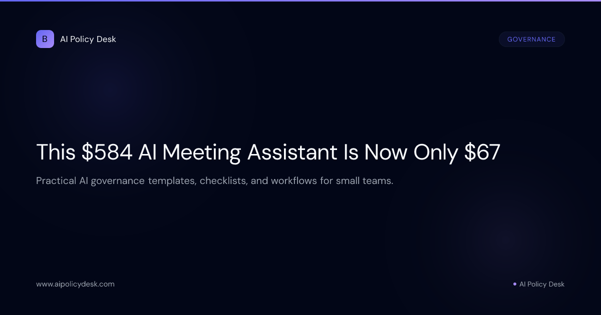 This $584 AI Meeting Assistant Is Now Only $67