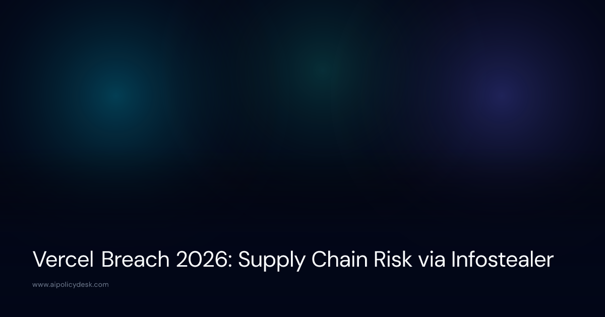 Vercel Breach 2026: Supply Chain Risk via Infostealer